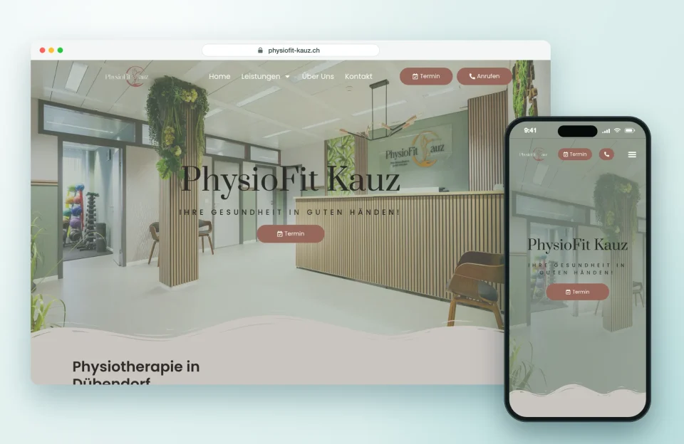 Website von PhysioFit Kauz